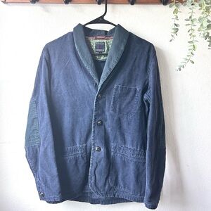 Goodale Shawl Collar Men’s Blue Corduroy coat